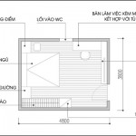 2 phương án bố trí nội thất cho căn phòng 18m² 1